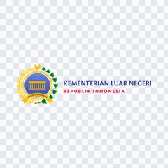 logo Kementerian Luar Negeri / Kemlu berwarna PNG