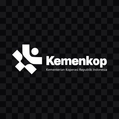 Kemenkop white logo in PNG format
