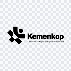 Kemenkop black logo PNG