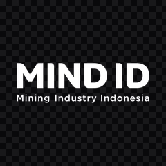 Mining Industry Indonesia / MIND ID white wordmark PNG