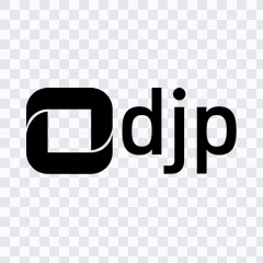 DJP black logo PNG