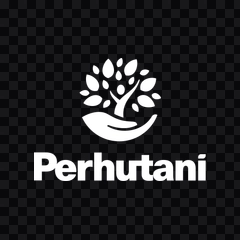 Perhutani white logo PNG