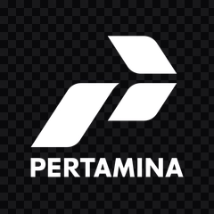 Pertamina white logo PNG