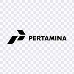 Pertamina black logo PNG
