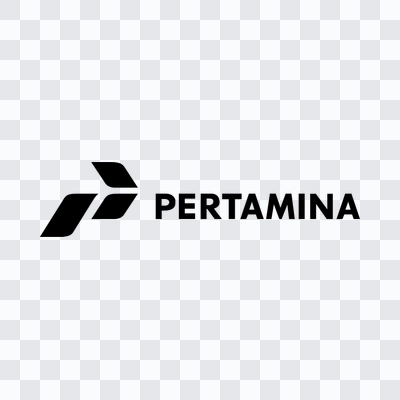 Pertamina black logo in PNG format