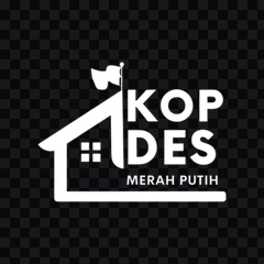 Koperasi Desa Merah Putih / Kopdes white logo PNG