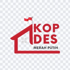 Koperasi Desa Merah Putih / Kopdes colored logo PNG