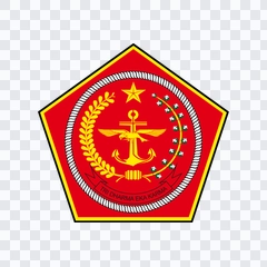 Indonesian National Armed Forces colored logo PNG