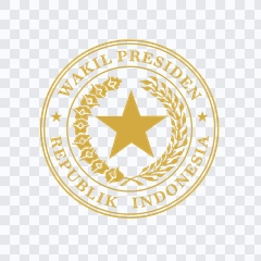 logo Lambang Wakil Presiden Republik Indonesia berwarna PNG