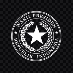 logo Lambang Wakil Presiden Republik Indonesia terang PNG