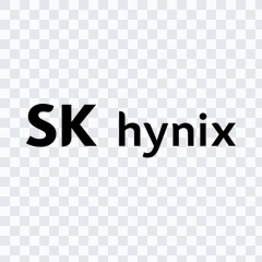 SK hynix black wordmark PNG