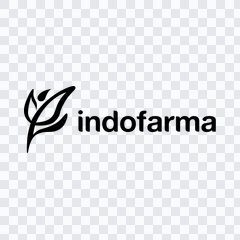 Indofarma black logo PNG