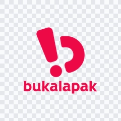 logo Bukalapak berwarna PNG