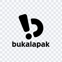 logo Bukalapak hitam PNG