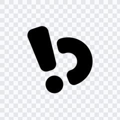 ikon Bukalapak hitam PNG