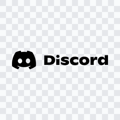 Discord logo png black download