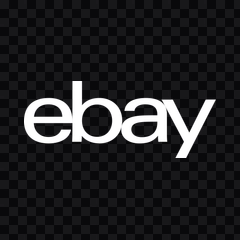 eBay white logo PNG