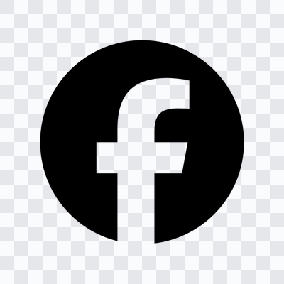 Facebook logo png black download