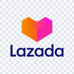 logo Lazada berwarna PNG