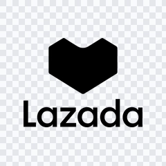 logo Lazada hitam PNG