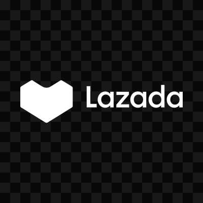 Lazada white logo in PNG format