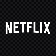 Netflix white logo PNG