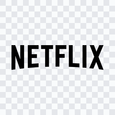 Netflix logo png black download