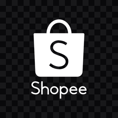 Shopee white logo in PNG format