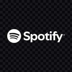 Spotify white logo PNG
