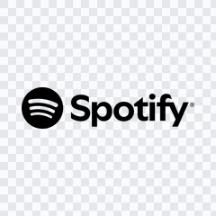 Spotify black logo PNG