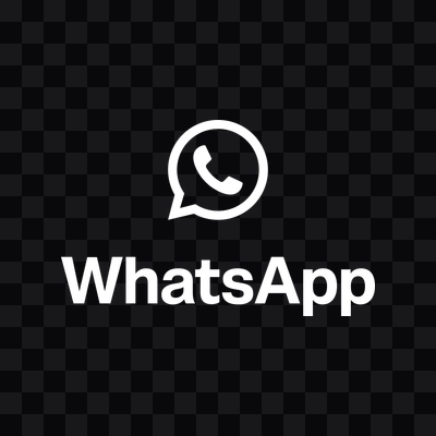 WhatsApp logo png white download