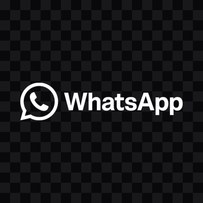 WhatsApp logo png white download