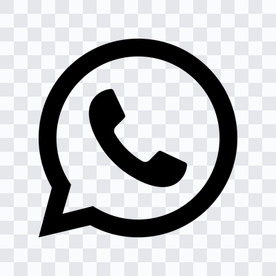 WhatsApp logo png black download