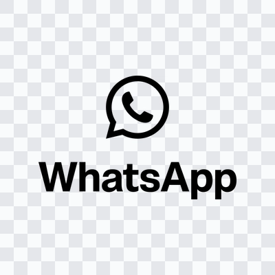WhatsApp logo png black download