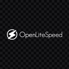 OpenLiteSpeed white logo PNG