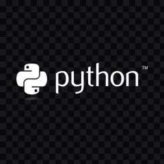 logo Python putih PNG