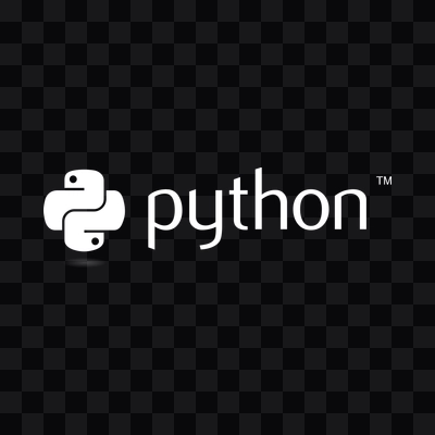 Python white logo PNG