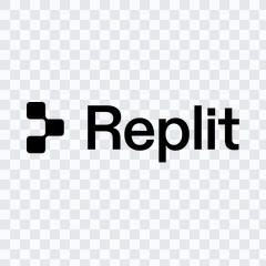 Replit black logo PNG
