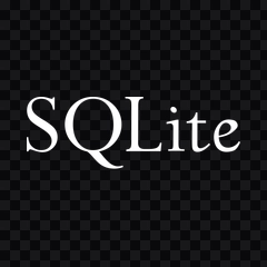 SQLite white wordmark PNG