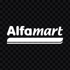 Alfamart white logo PNG