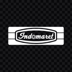 Indomaret white logo PNG