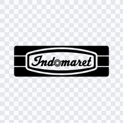 Indomaret black logo PNG