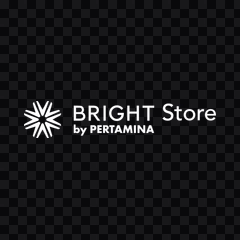 logo Bright Store putih PNG