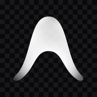 Google Antigravity white logo in PNG format