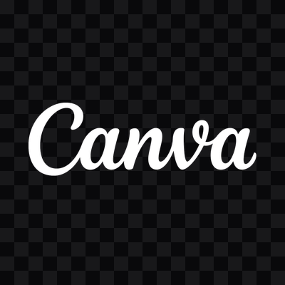 Canva white logo in PNG format