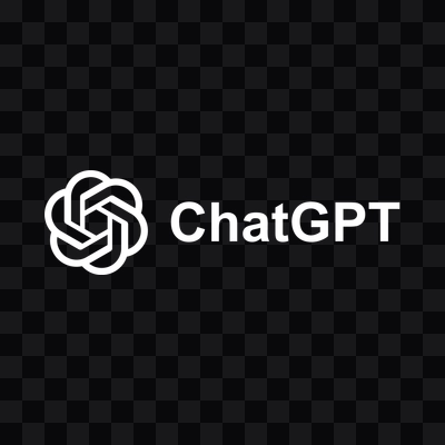ChatGPT white logo in PNG format