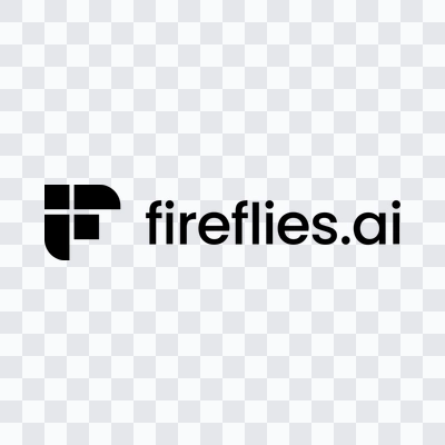 Fireflies.ai black logo in PNG format