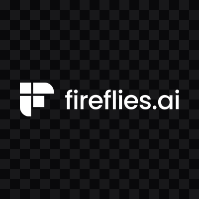 Fireflies.ai white logo in PNG format