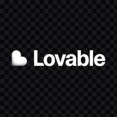 logo Lovable putih PNG