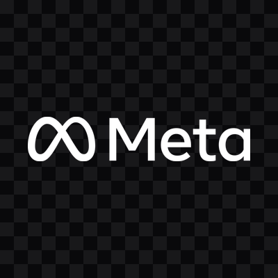 Meta logo png white download